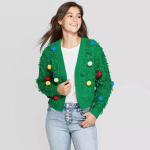 Mighty Fine Christmas Tree Cardigan 